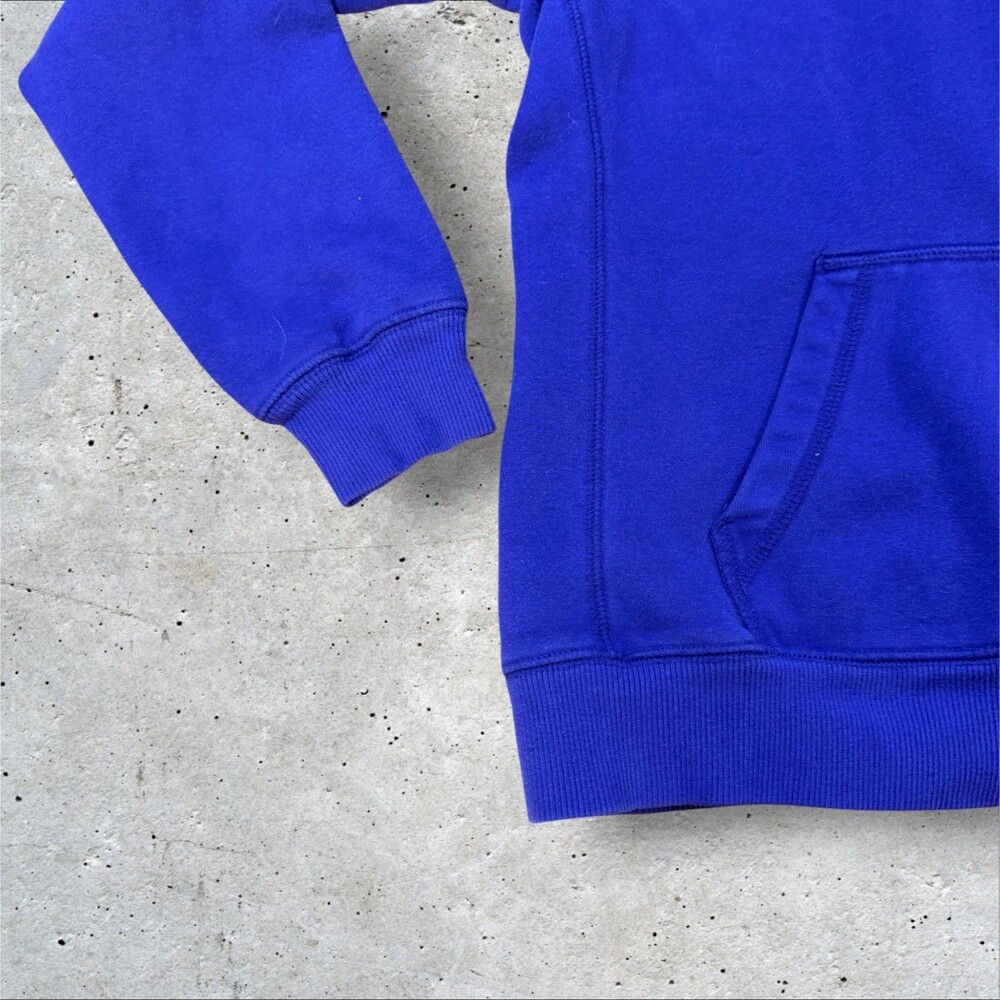 Nike Center Swoosh Hoodie Mens Large Purple Embroidered Y2K Hoodie - Picture 5 of 7